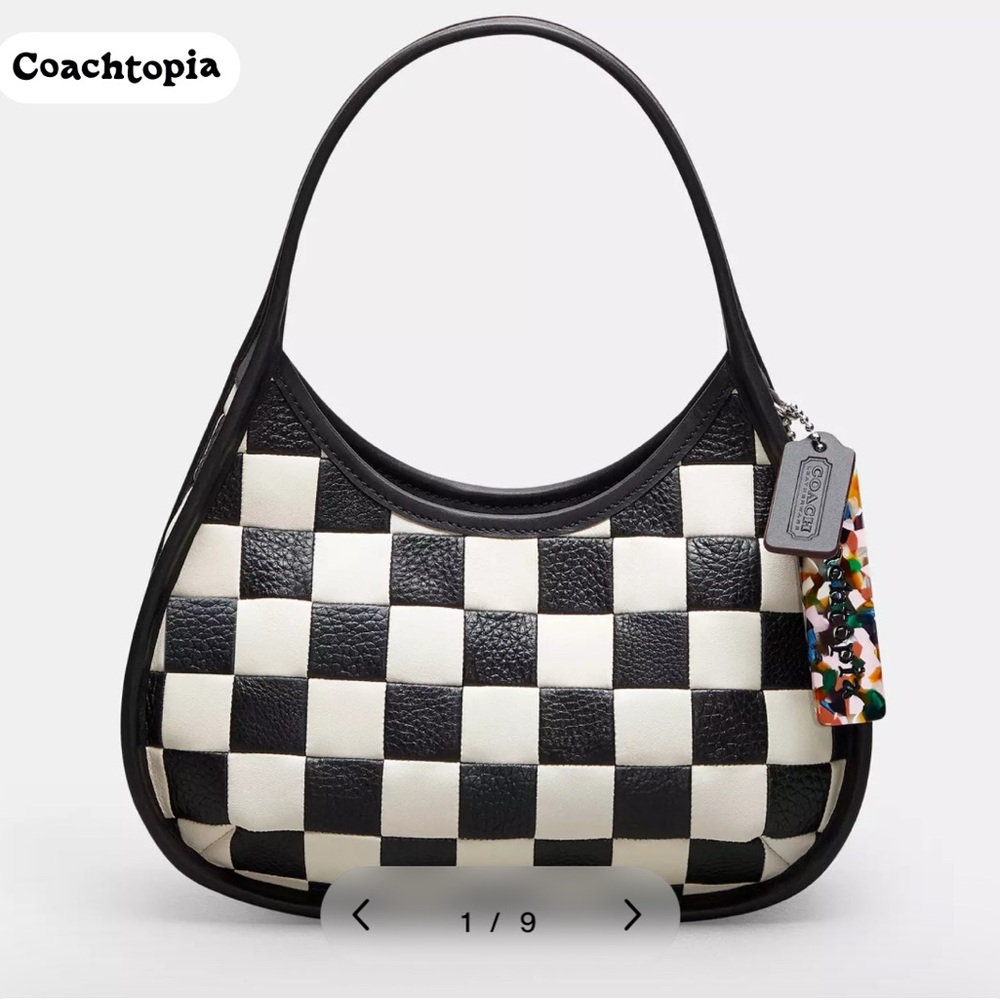 Coach Ergo Bag In Checkerboard Upcrafted Leather